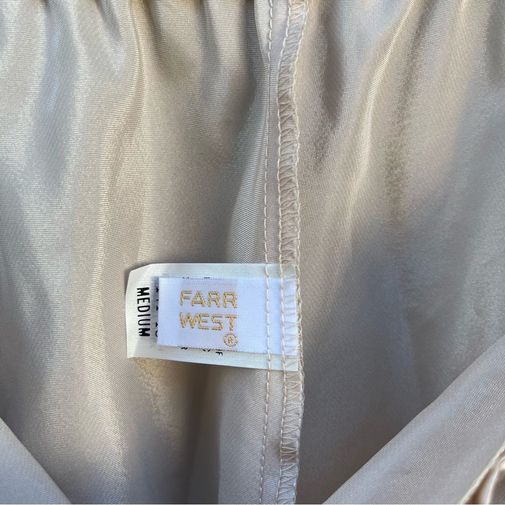 NWT Deadstock Vintage Farr West cream shorts slip ! - Picture 5 of 7